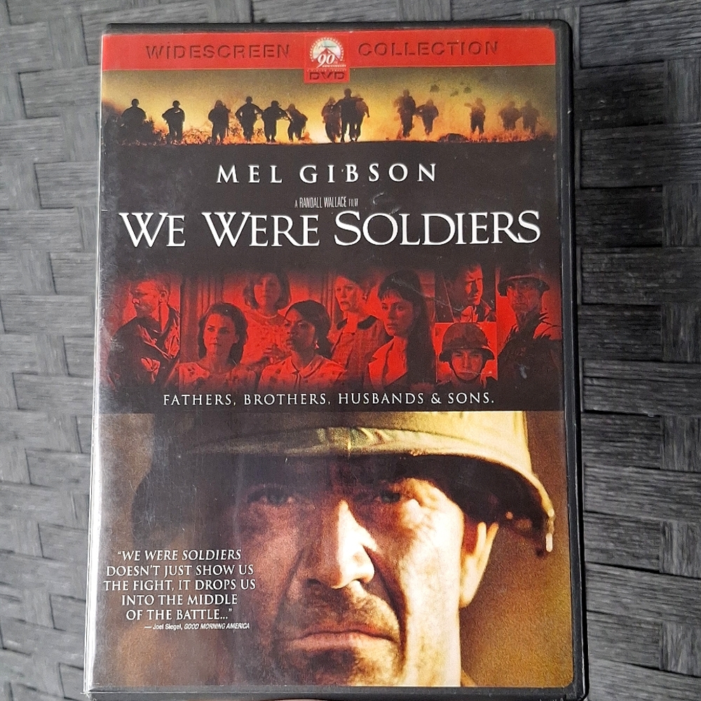 We Were Soldiers DVD Movie Widescreen War Soldiers Action Suspense Military Mel